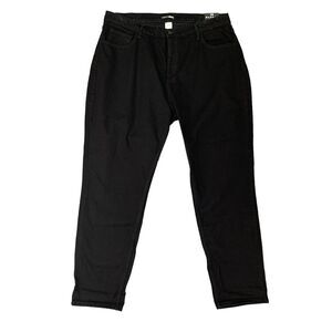 Fashion Nova I Got It From My Mama Jeans Women Plus 1X Black Denim Stretch Ankle